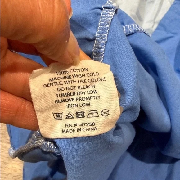 Simply Southern Size M Blue Color  Block Dress - Picture 7 of 9